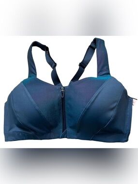 Victoria's Secret On Point High Impact Front Close Sports Bra - Blue Ombre